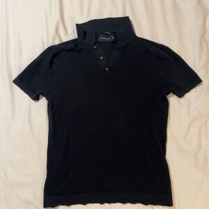 Abercrombie & Fitch Black Polo Shirt Classic Design